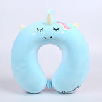 Unicorn Memory Foam Travel Neck Pillow for Girls