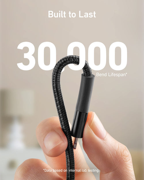 Anker 551 USB-A to Lightning Cable – 3/6/10 ft
