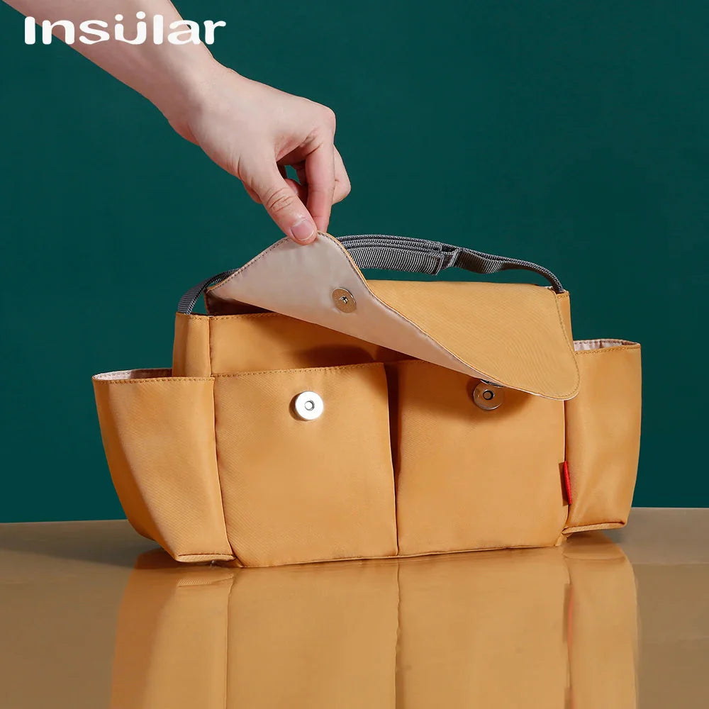 Universal Baby Stroller Organizer with Bottle Holder