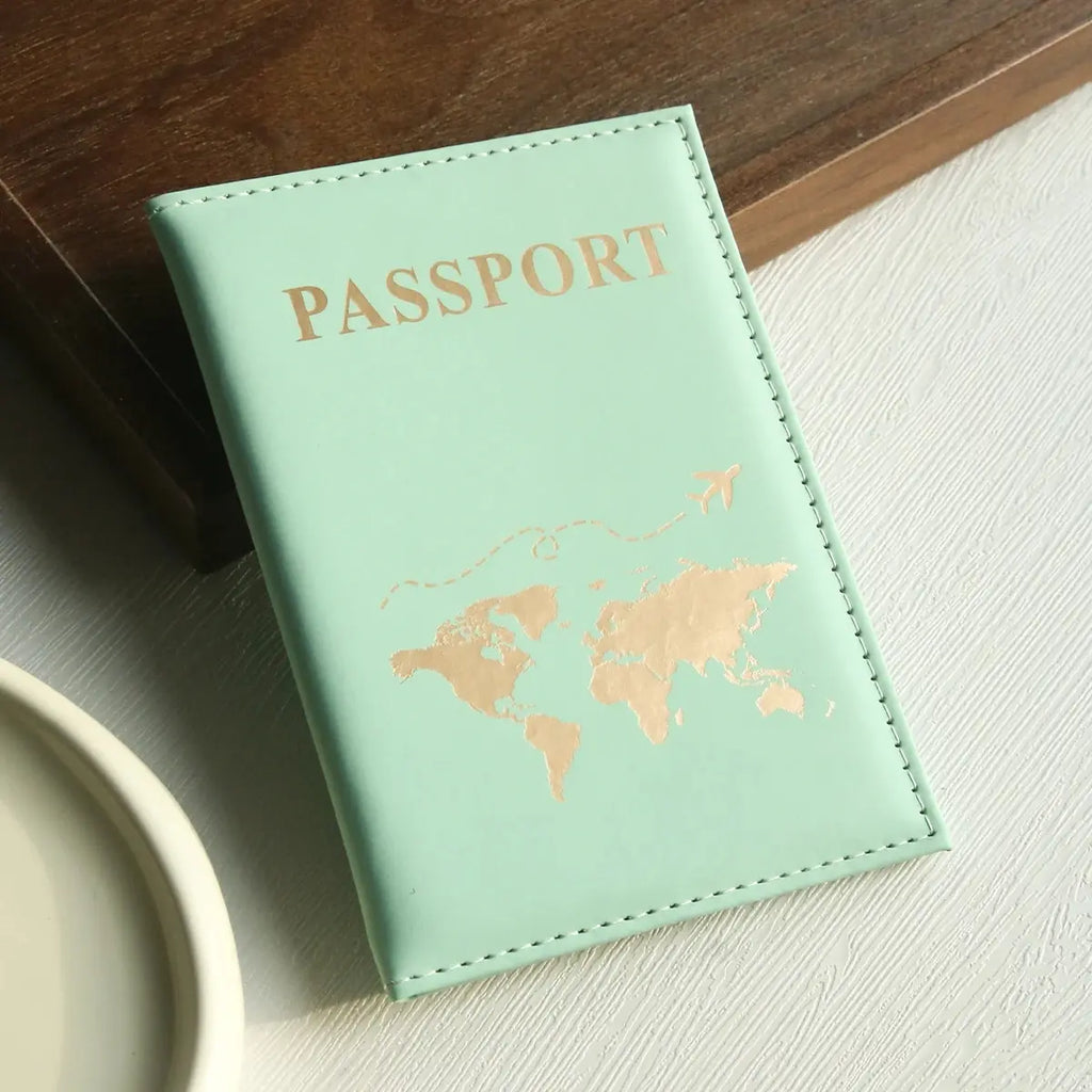 World Map Passport Wallet & Card Holder