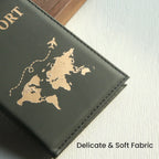 World Map Passport Wallet & Card Holder