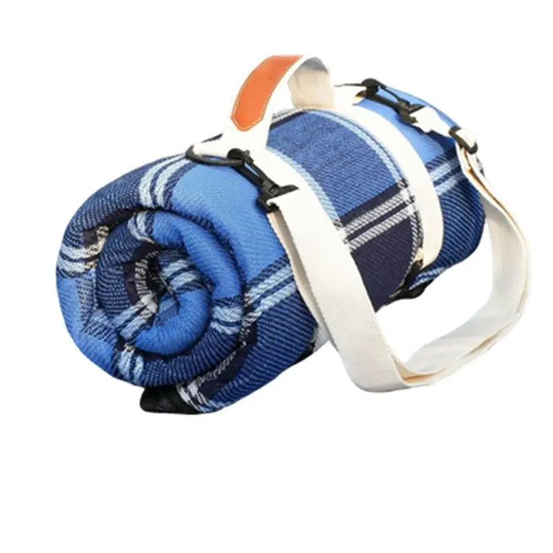 Cozy Foldable Travel Blanket with Carry Strap