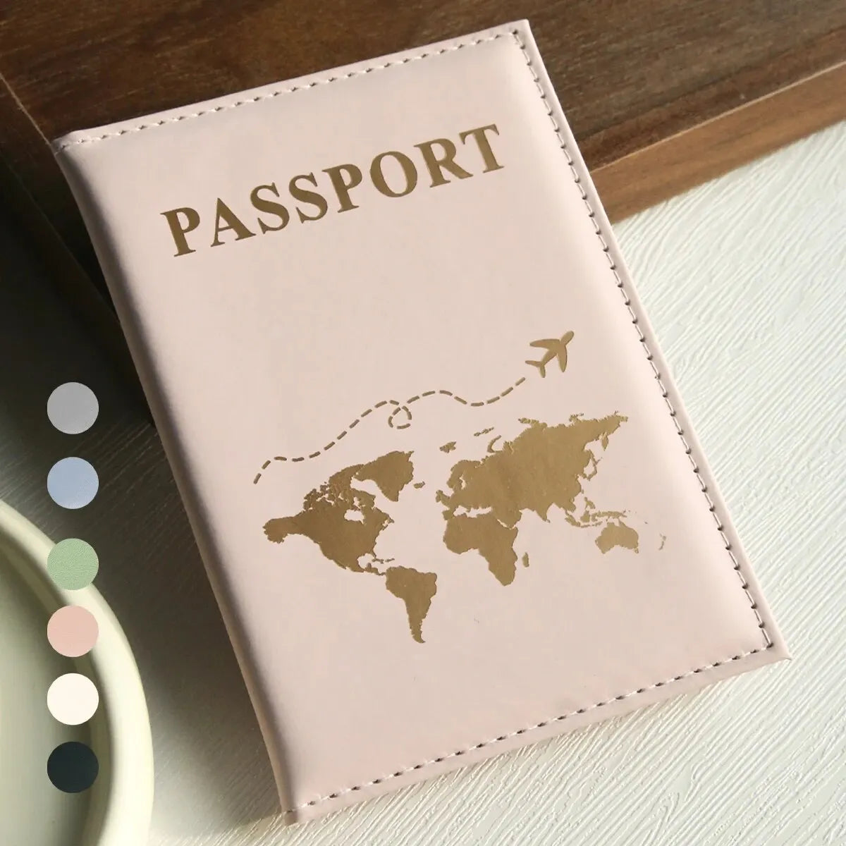 World Map Passport Wallet & Card Holder