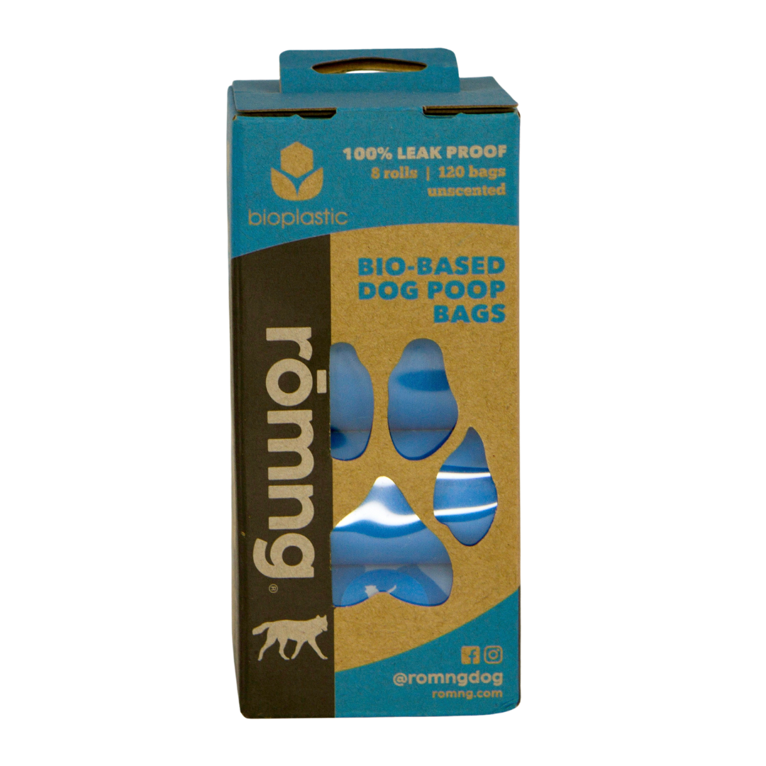 Eco-Friendly Dog Waste Bags & Bamboo Dispenser