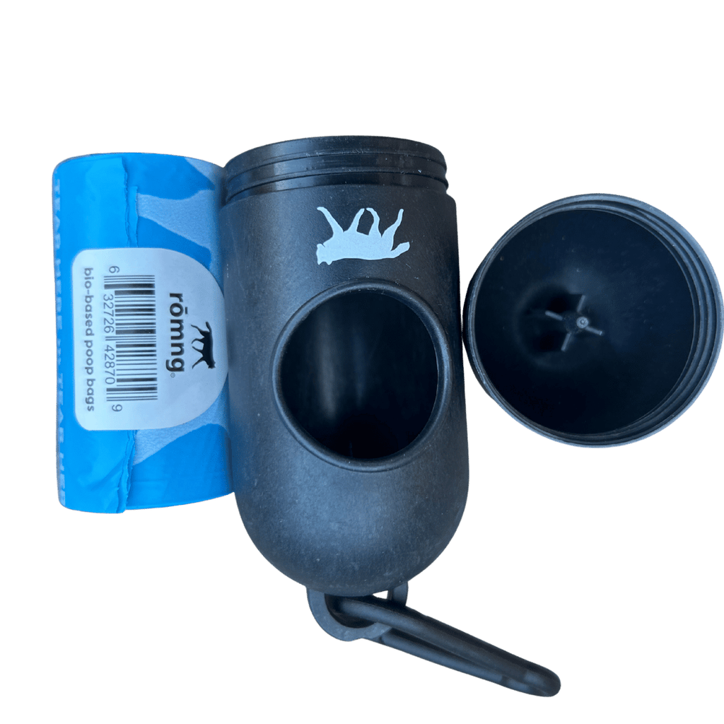 Eco-Friendly Dog Waste Bags & Bamboo Dispenser